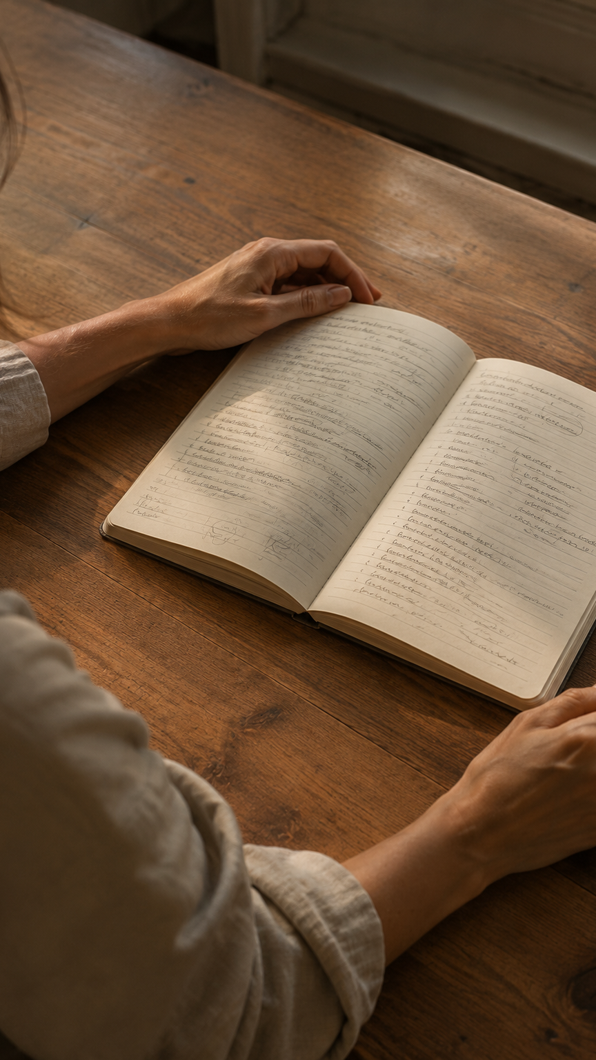 Journaling für Anfänger Handschriftliche Notizen helfen dabei, Gedanken zu sortieren